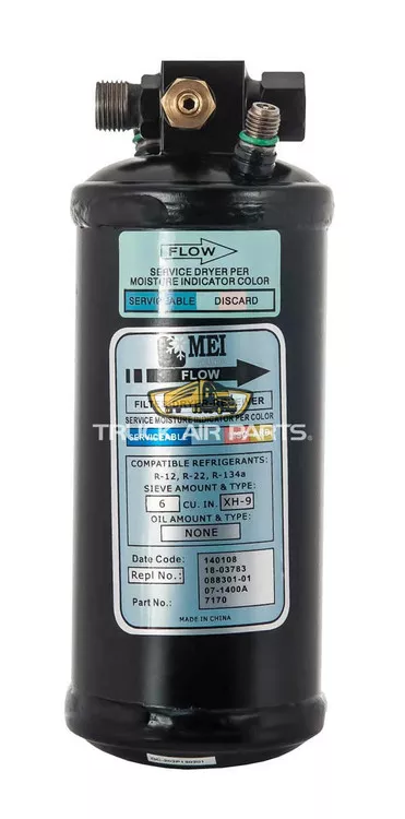 07-1400A MEI Truck Air A/C Receiver Drier - OEM