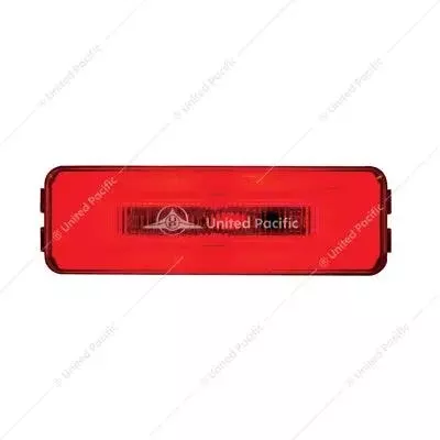 10 LED RECTANGULAR GLOLIGHT (CLEARANCE/MARKER) - RED LED/RED LENS 36993