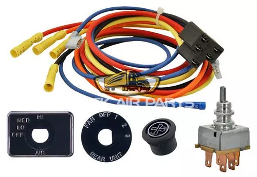 11-3501 MEI Truck Air Switch/Plate/Harness Kit