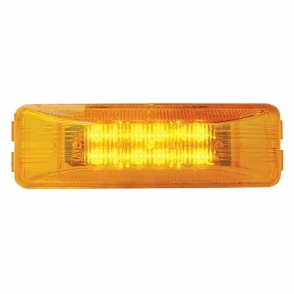 12 LED Rectangular Light (Clearance/Marker) - AMB LED/AMB Lens 38161 UP