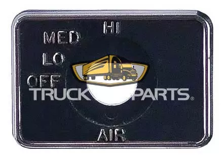 18-3200 MEI Truck Air Switch Plate/Rect.