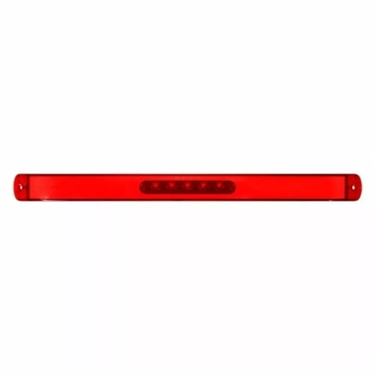 28 LED 17" GloLight Bar (Stop, Turn & Tail) - Red LED/Red Lens OPTRONIX
