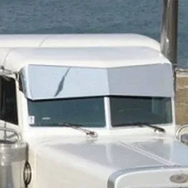 3 Hole Side Mount - 13” To 9” S.S Bowtie Style Visor Reverse Blind Mount. Fits Peterbilt 379/378/388/389 ULTRA CAB 60" LONG