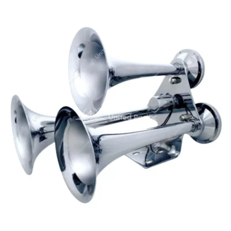3 TRUMPETS "COMPETITION SERIES" CHROME TRAIN HORN 46151