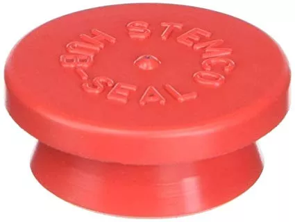 359-5990 Stemco 1-1/8" Red Rubber Fill Plug