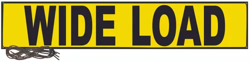 49894-14 Ancra Mesh WIDE LOAD Banner 84" x 18"