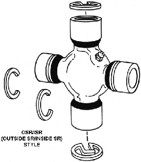 5-793X Spicer 1330 / 3R Conversion U Joint Non Greasable