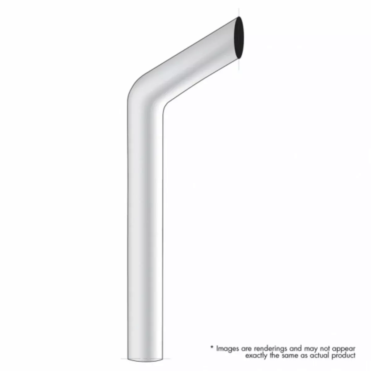 5" Bull Plain Bottom Exhaust - 48" L AMS-BH548