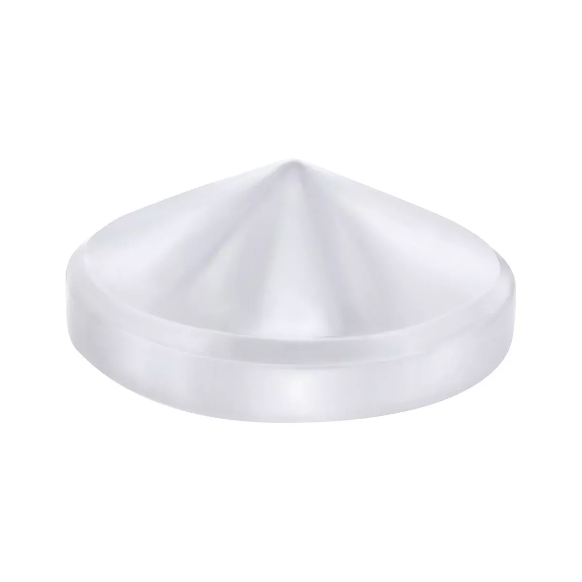 7-1/2" Chrome Pointed Rear Hubcap 10227 up