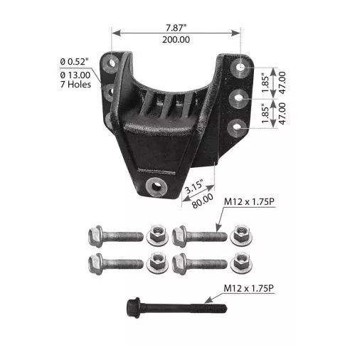8-15641-042-0 Leaf Spring Hanger