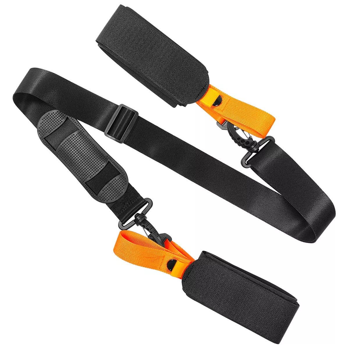 Adjustable Ski Pole Shoulder Strap With Anti Slip Pad Nylon