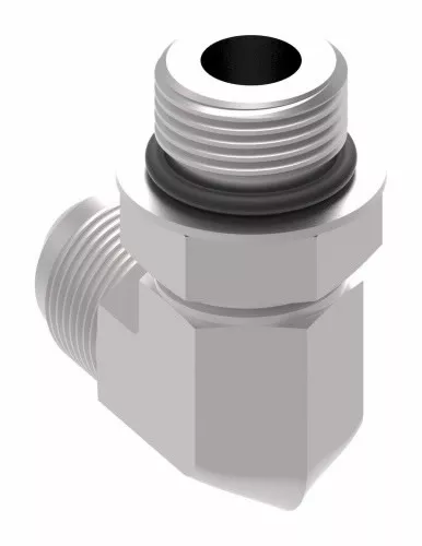 Aeroquip Adapter Elbow 90 Degree Carbon Steel | 2062-20-16S