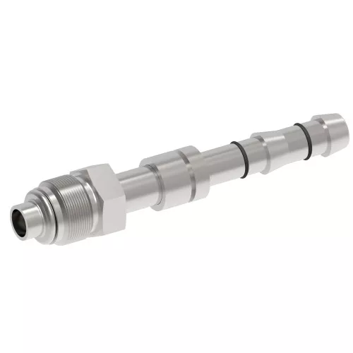 Aeroquip Hose Insert Assembly Reusable Straight Male O-Ring Pilot Rigid Short -10 | FJ3052-1012S