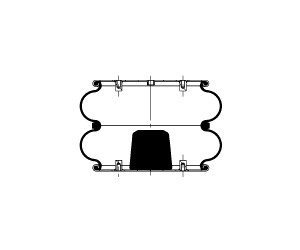 AS-4321 Triangle Contitech Air Spring Bag
