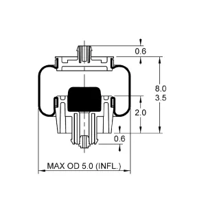 AS-5206 Triangle Contitech Air Spring Bag