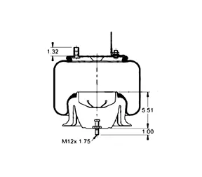 AS-81068 Triangle Contitech Air Spring Bag