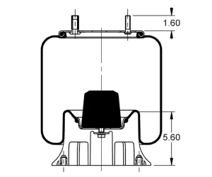 AS-8326 Triangle Contitech Air Spring Bag