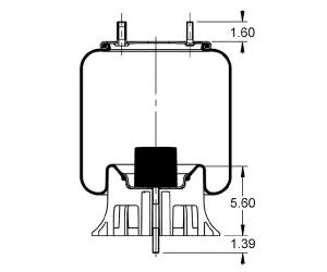 AS-8384 Triangle Contitech Air Spring Bag