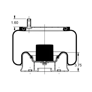 AS-8433 Triangle Contitech Air Spring Bag