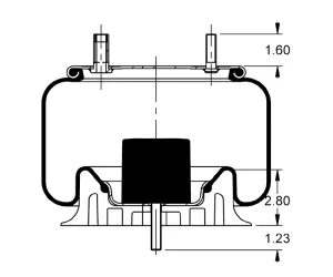 AS-8479 Triangle Contitech Air Spring Bag
