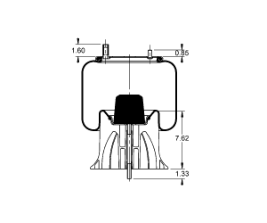 AS-8502 Triangle Contitech Air Spring Bag