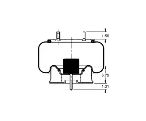 AS-8513 Triangle Contitech Air Spring Bag