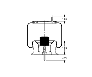 AS-8550 Triangle Contitech Air Spring Bag