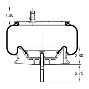 AS-8860 Triangle Contitech Air Spring Bag
