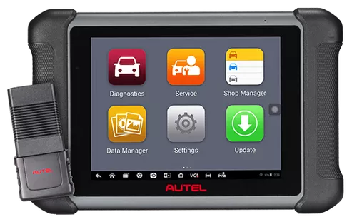Autel MS906S - MaxiSYS MS906S 8" Android Diagnostic Tablet with 64GB Memory, Bluetooth VCI Mini, & Advanced Bi-Directional Controls