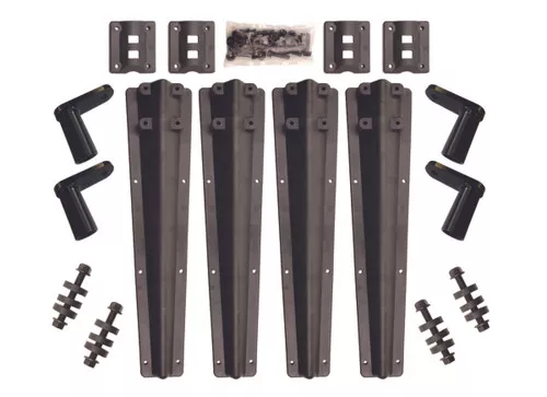 B100BTPA Minimizer Bolt On Fender Bracket Kit Black Composite