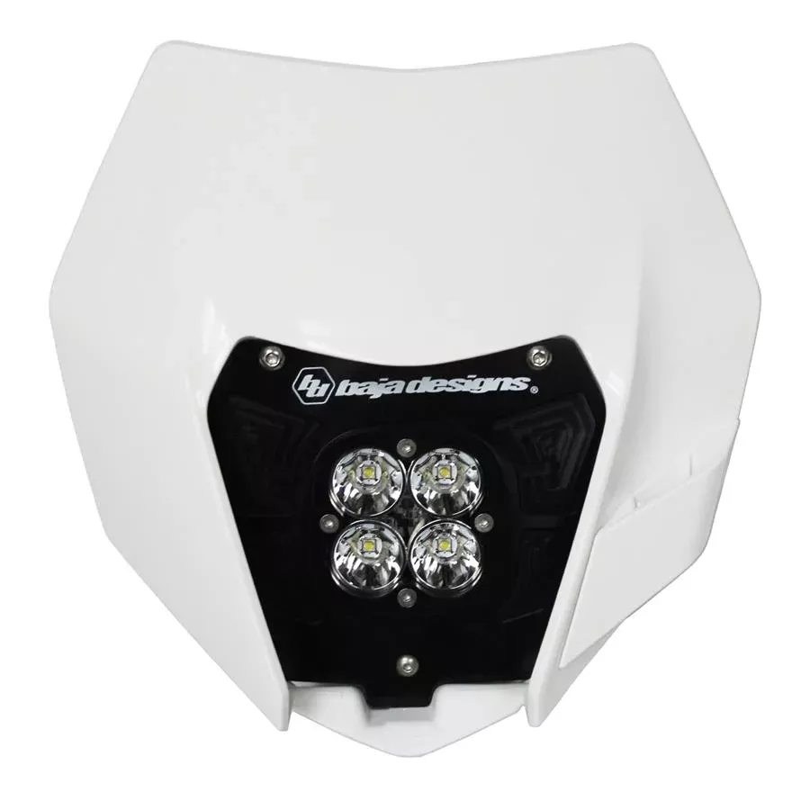 Baja Designs | Headlight Kit | KTM Headlight Kit DC 14-16 w/Headlight Shell White Squadron Sport Baja Designs | 557091