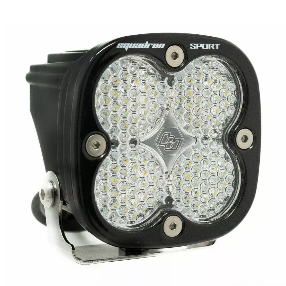 Baja Designs | LED Light Pods | LED Light Pod Work/Scene Pattern Clear Black Squadron Sport Baja Designs | 550006