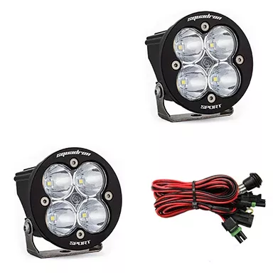 Baja Designs | LED Light Pods | LED Light Pods Clear Lens Work/Scene Pair Squadron R Pro Baja Designs | 597806