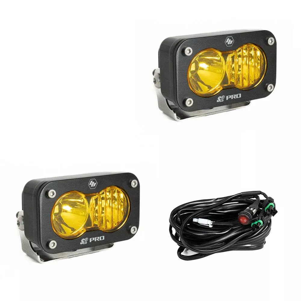 Baja Designs | LED Light Pods | S2 Pro Pair Driving/Combo LED Baja Amber Baja Designs | 487813