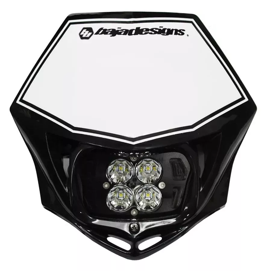 Baja Designs | Motorcycle Headlights | Motorcycle Headlight LED Race Light Black Squadron Pro Baja Designs | 497001BK