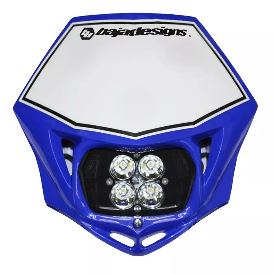 Baja Designs | Motorcycle Headlights | Motorcycle Headlight LED Race Light Blue Squadron Pro Baja Designs | 497001BU