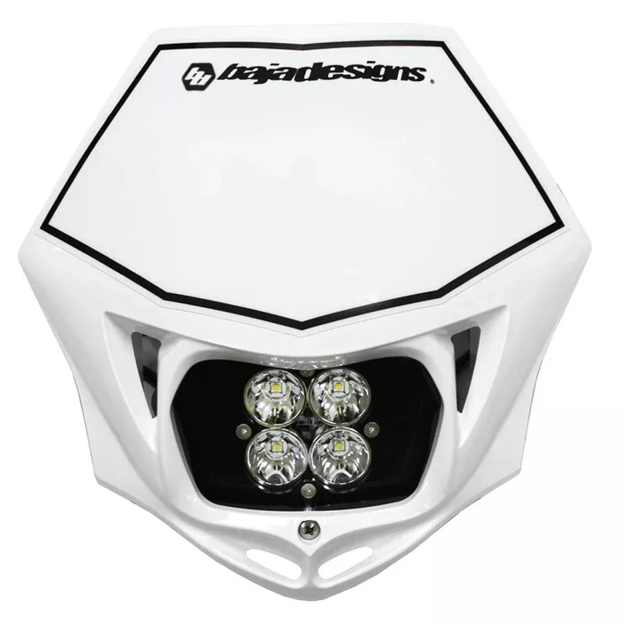 Baja Designs | Motorcycle Headlights | Motorcycle Headlight LED Race Light White Squadron Pro Baja Designs | 497001WT