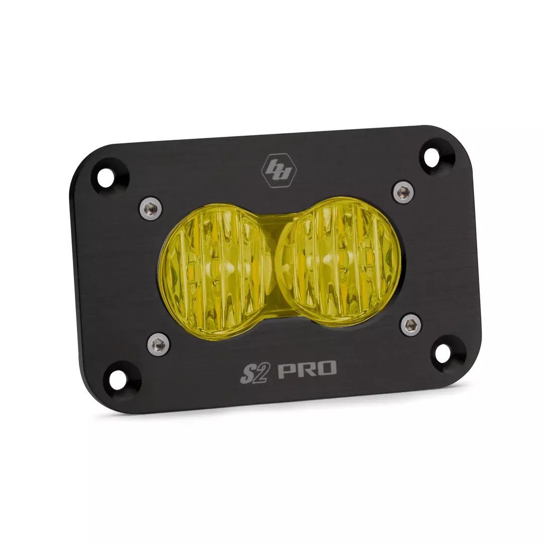Baja Designs | Work Lights | LED Wide Cornering Baja Amber Flush Mount S2 Pro Baja Designs | 481015