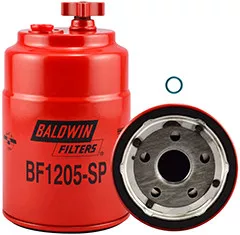 Baldwin Filters BF1205-SP Pri. FWS Spin-on w/Drain, Sensor Port