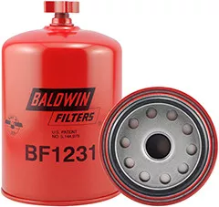 Baldwin Filters BF1231 Fuel/Water Separator Spin-on with Drain