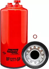 Baldwin Filters BF1277-SP FWS Spin-on with Drain and Sensor Port