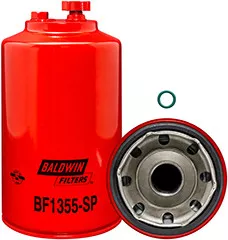 Baldwin Filters BF1355-SP FWS Spin-on with Drain and Sensor Port