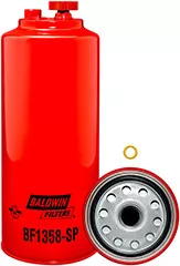 Baldwin Filters BF1358-SP Fuel/Water Separator Spin-on with Drain and Sensor Port