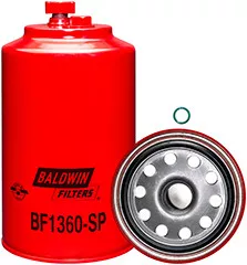 Baldwin Filters BF1360-SP Fuel/Water Separator Spin-on with Drain and Sensor Port