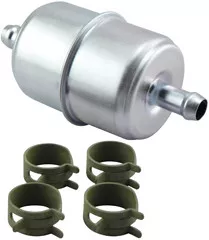 Baldwin Filters BF836-K4 In-Line Fuel Filter with Clamps