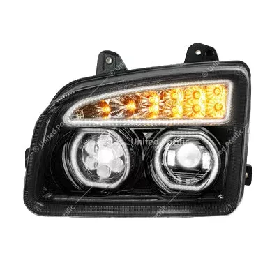 BLACKOUT 11 LED HEADLIGHT FOR 2015-2024 KENWORTH T880-DRIVER 32862