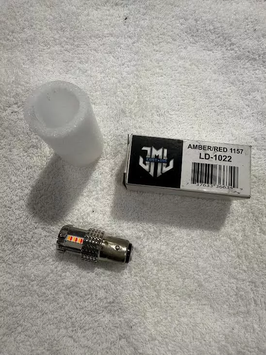 BULB JML 1157 STAR LED AMB/RED