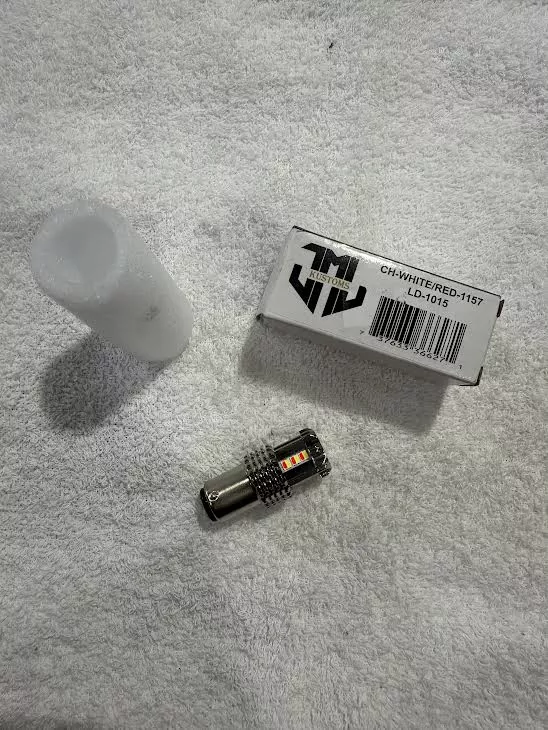 BULB JML 1157 STAR LED WHITE/RED