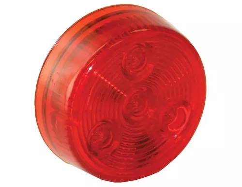 Buyers 5622154 2" Round Marker Light, 4 LED Red