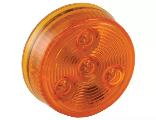 Buyers 5622254 2" Round Marker Light, 4 LED Amber